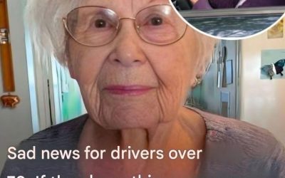 Seniors: Sad news for drivers over 70… Show more