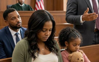 A pregnant wife asked the judge for a divorce and gave her husband everything while his mistress laughed—but the courtroom fell silent when the judge brought in a little girl who exposed what her father and the “mean lady” had done.