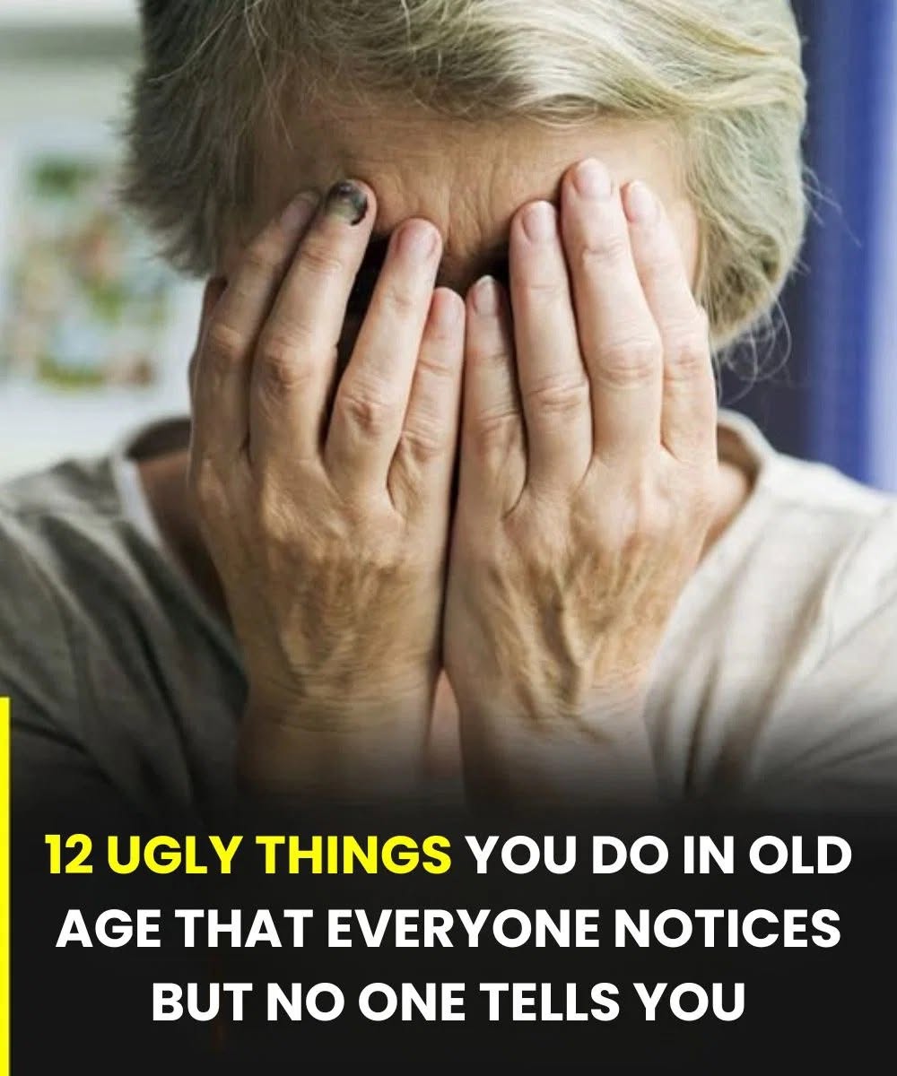 Unpleasant habits in old age that make people uncomfortable, but nobody tells you… See more 👇