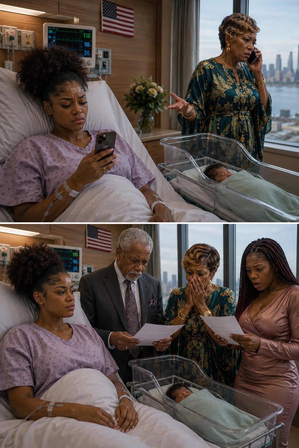 After my car a:ccident, Mom refused to take my six-week-old baby, saying, “Your sister never has these emergencies.” She went on a Caribbean cruise. From my hospital bed, I hired care and stopped the ,500-a-month support I had paid for nine years—6,000. Hours later, Grandpa walked in and said…