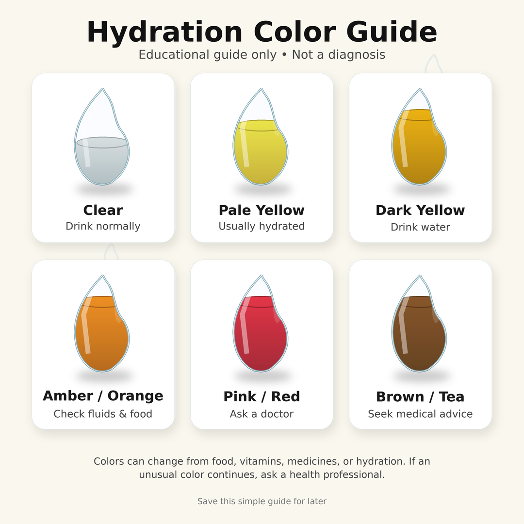 Urine Color Guide: What Different Shades May Mean