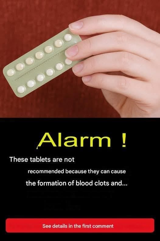 WARNING! These tablets are not recommended because they may cause blood clots and…