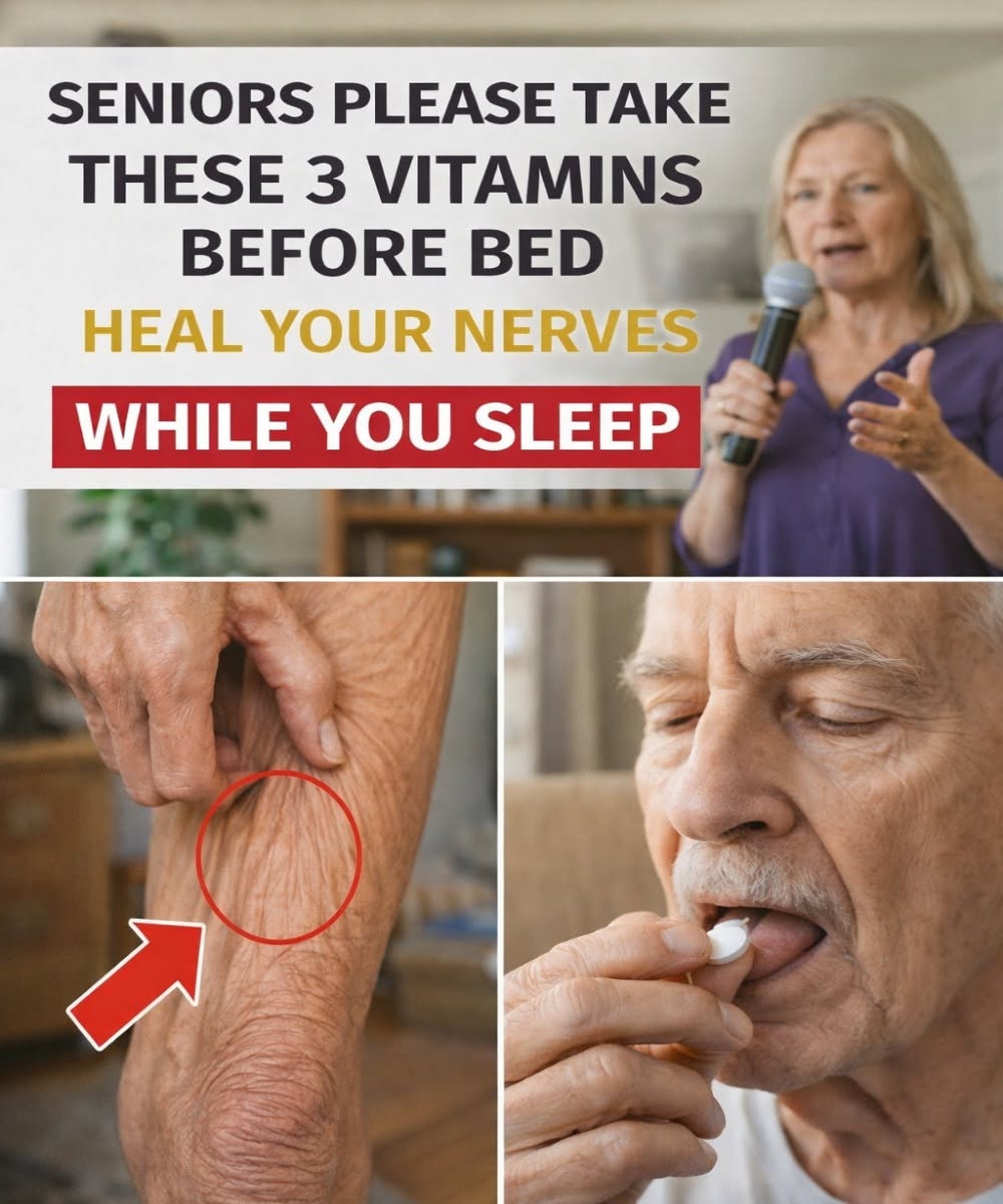 3 Bedtime Vitamins That May Support Stronger, Steadier Legs in Older Adults