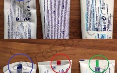 The mystery of the colored line on the toothpaste tube