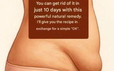 Say goodbye to a flabby belly! Natural remedy to transform your abdomen in 10 days