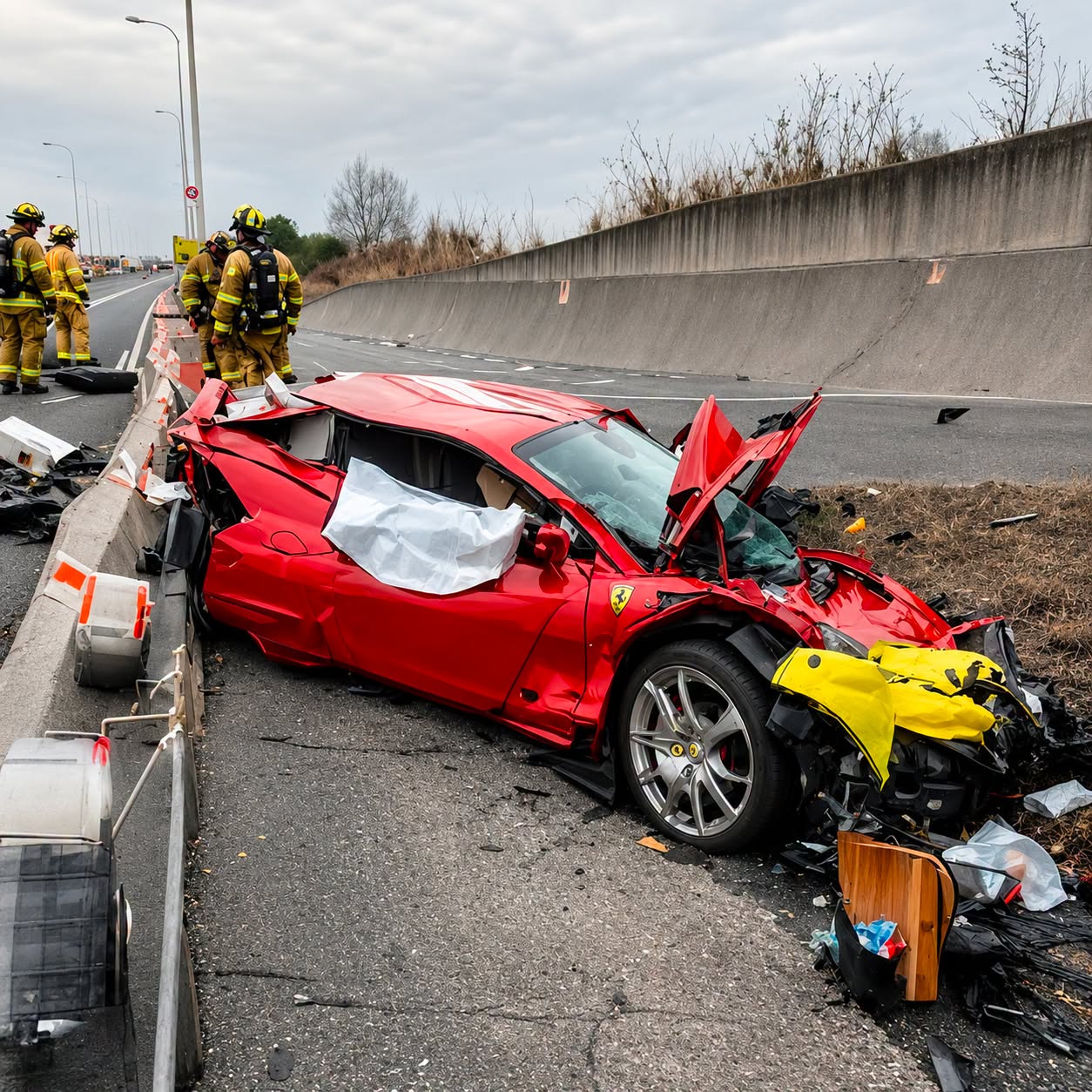 The truth behind the car accident involving the DJ and his model wife