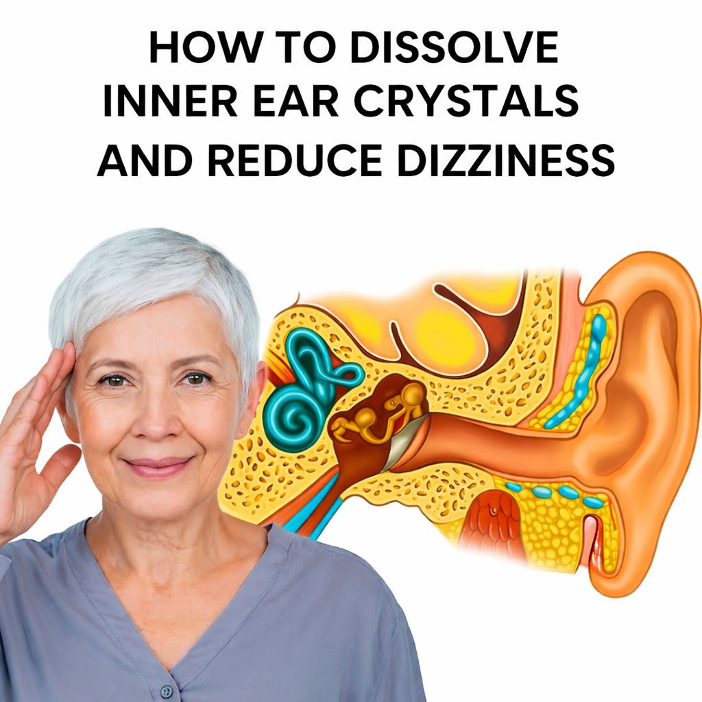 How to get rid of inner ear crystals and reduce vertigo