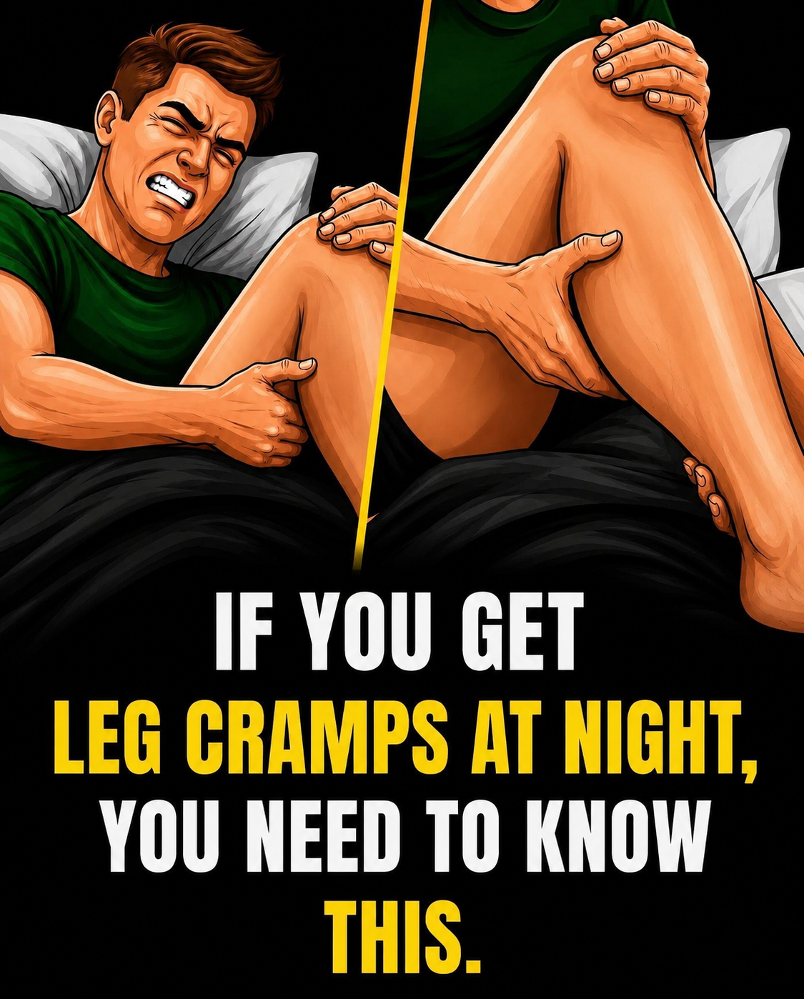 If You Get Leg Cramps at Night, You Need to Know This Immediately