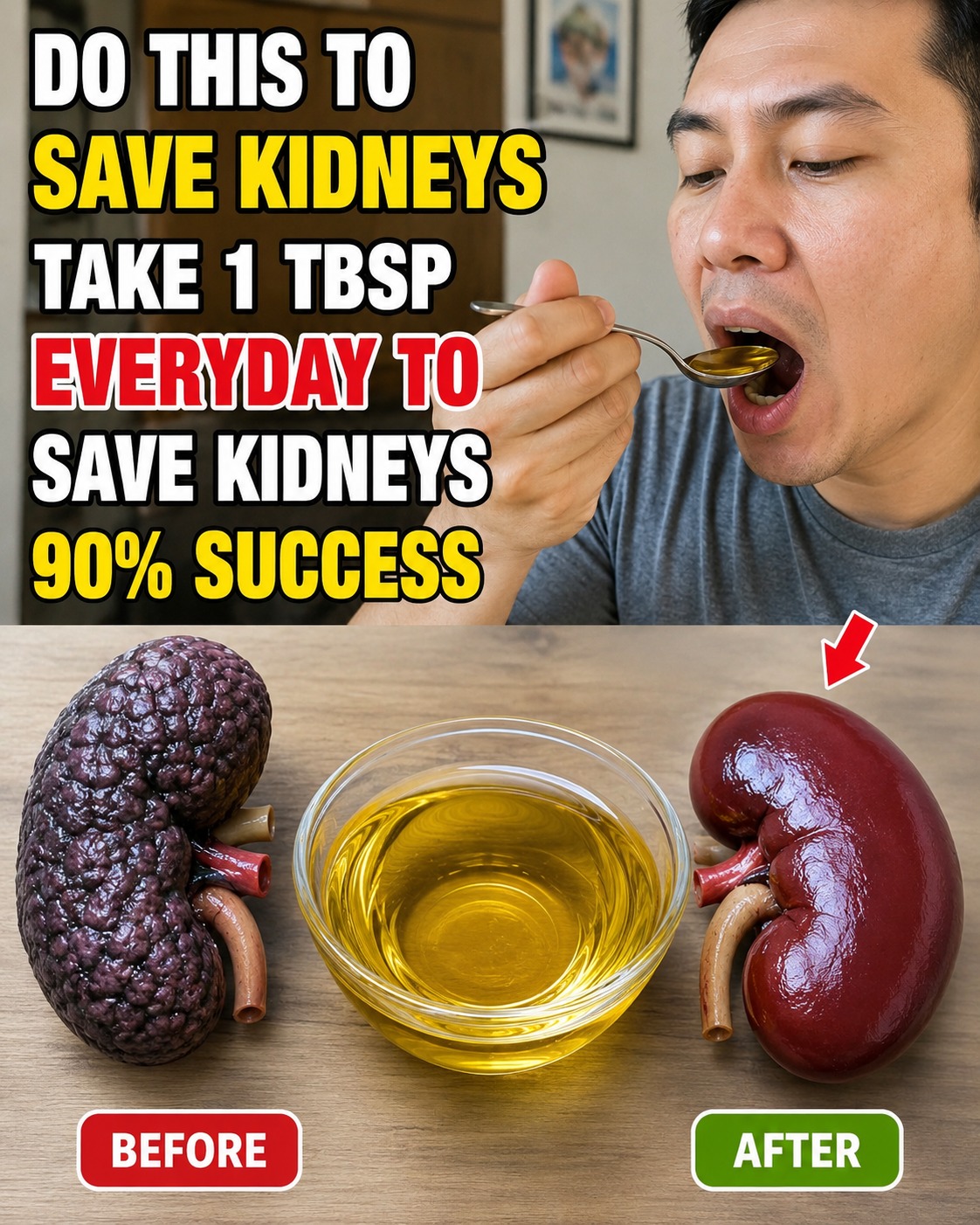 No KIDNEY Patient Will Ever Lose a Kidney Again, Watch This Write “OK” in the comments and you’ll receive the recipe in the first comment.