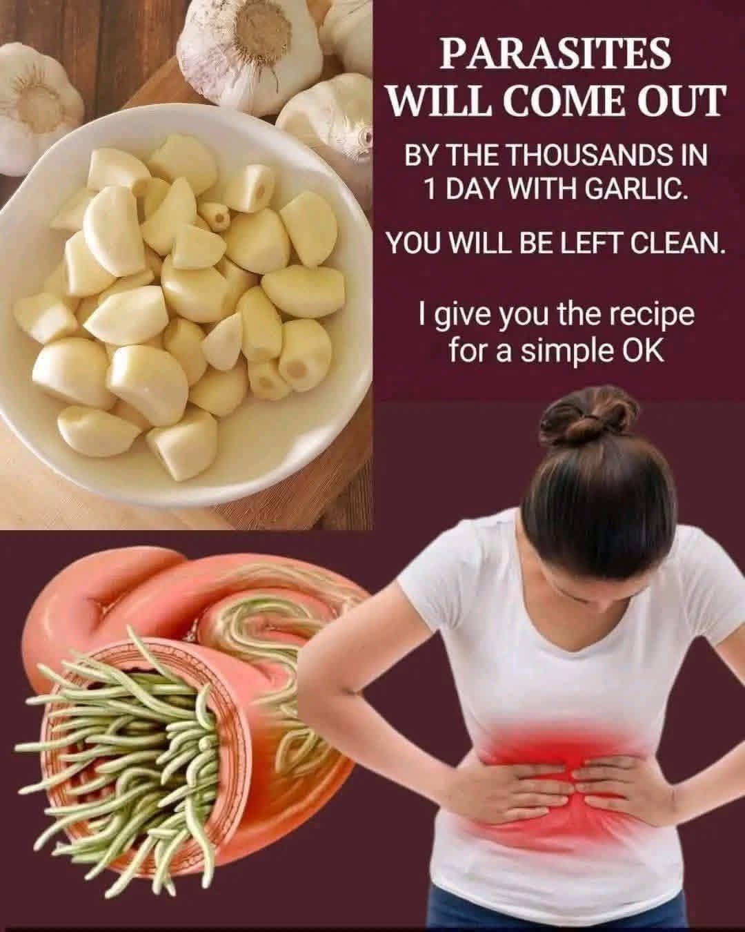 Garlic eliminates parasites in just 1 day. What you really need to know…See More