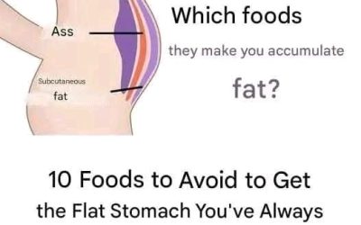 10 foods to avoid to get the flat stomach