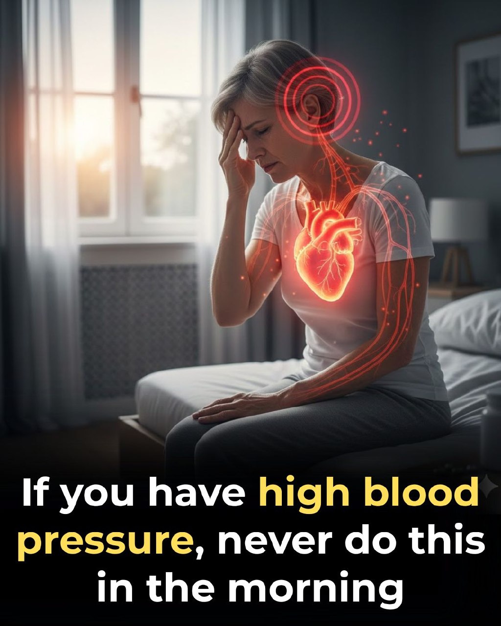 If you have high blood pressure, NEVER do this in the morning